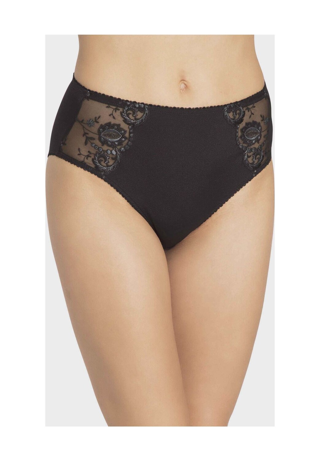 Трусики прованс с кружевными деталями, полупрозрачные, женские Conturelle Felina, черный
Трусики прованс с кружевными деталями, полупрозрачные, женские Conturelle Felina, черный