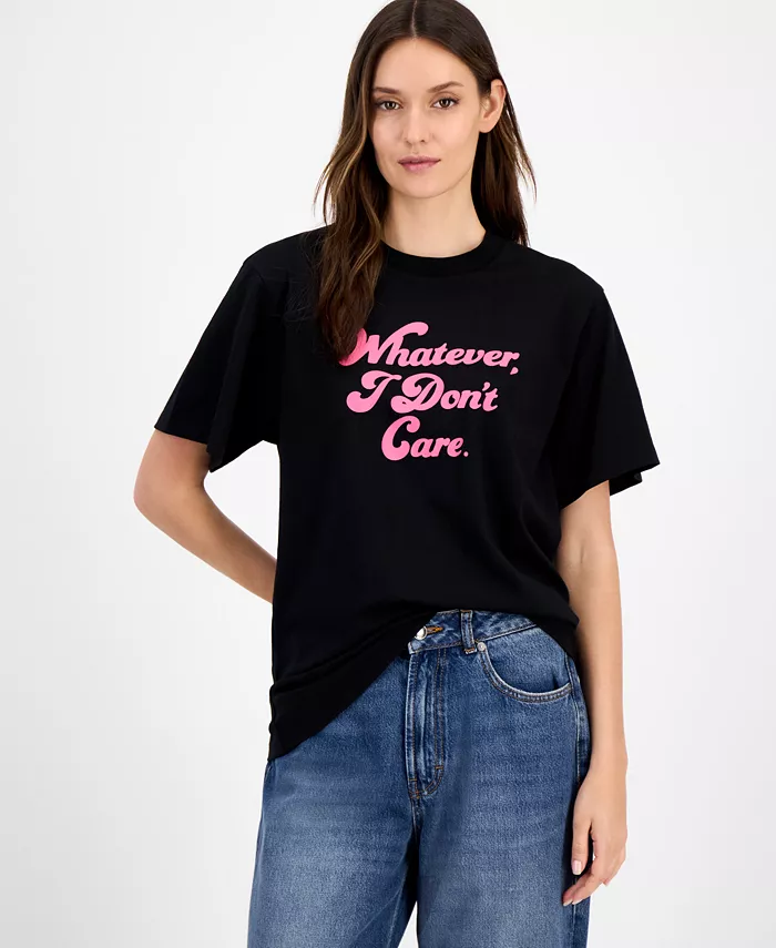 Женская футболка с рисунком Whatever HUGO, черный
Женская футболка с рисунком Whatever HUGO, черный