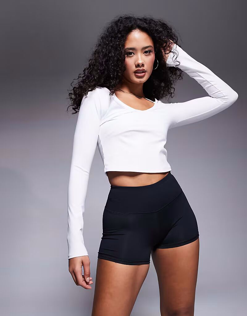 4505 Hourglass Icon мягкие на ощупь шорты с высокой талией длиной 3 дюйма черного цвета
4505 Hourglass Icon мягкие на ощупь шорты с высокой талией длиной 3 дюйма черного цвета