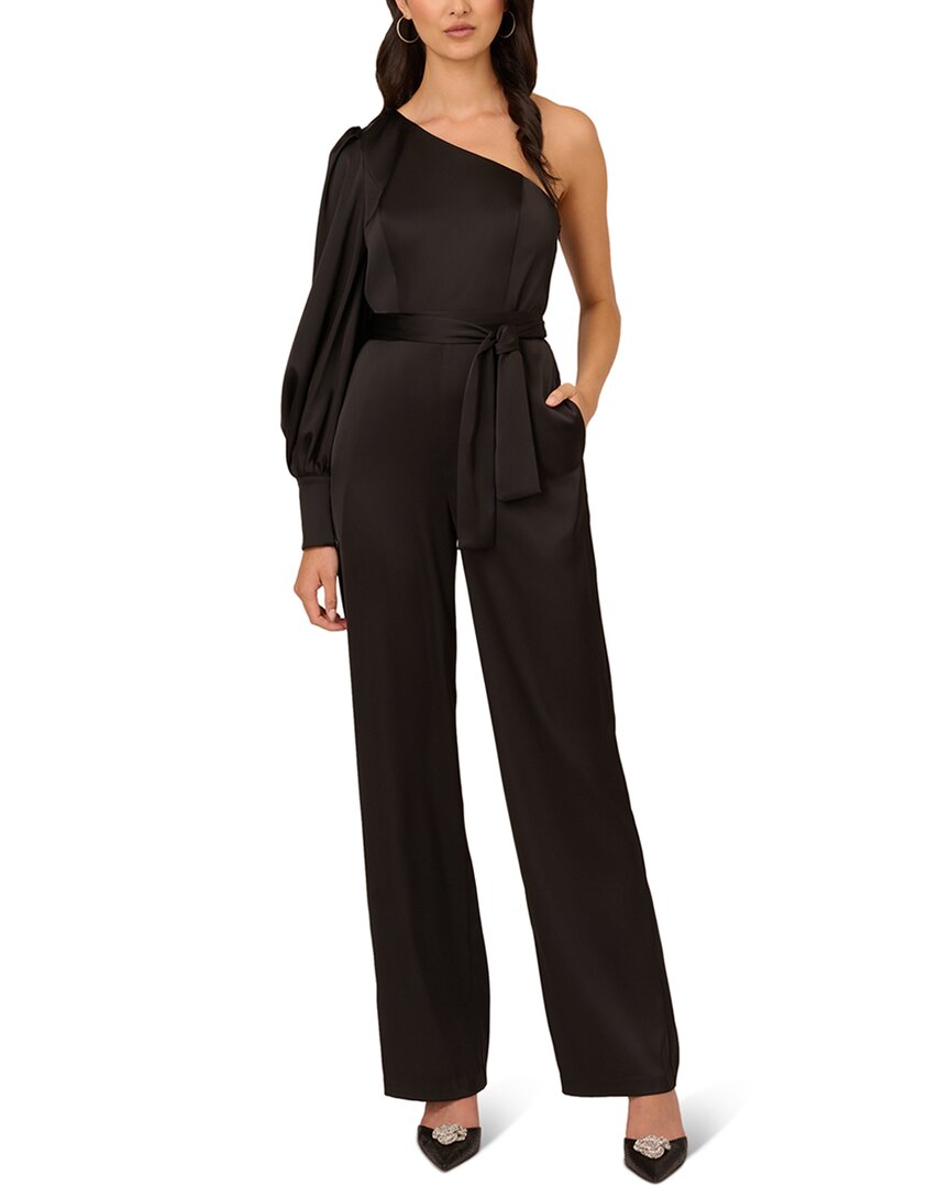 Широкий атласный комбинезон Liv Foster, черный
Широкий атласный комбинезон Liv Foster, черный