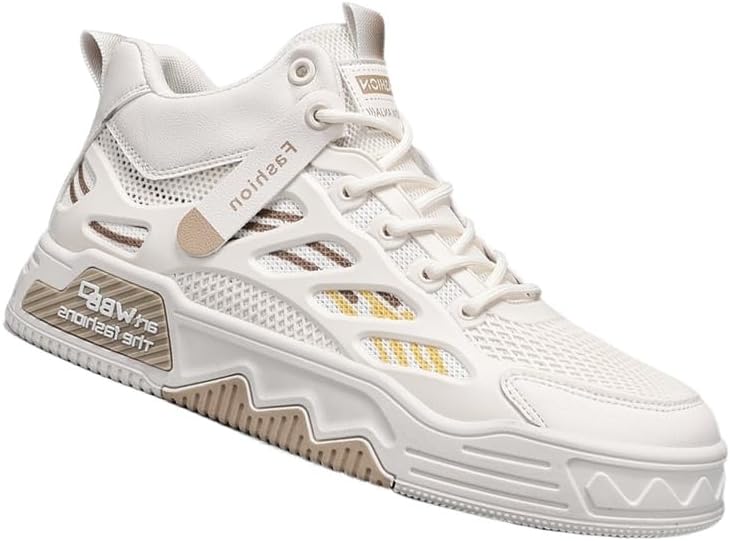 Мужские повседневные ботинки высокого среза с дышащей тканью, винтажные кроссовки - Всесезонные модельные кроссовки на шнуровке для любителей модного уличного стиля Fmshi, хаки
Мужские повседневные ботинки высокого среза с дышащей тканью, винтажные кроссовки - Всесезонные модельные кроссовки на шнуровке для любителей модного уличного стиля Fmshi, хаки