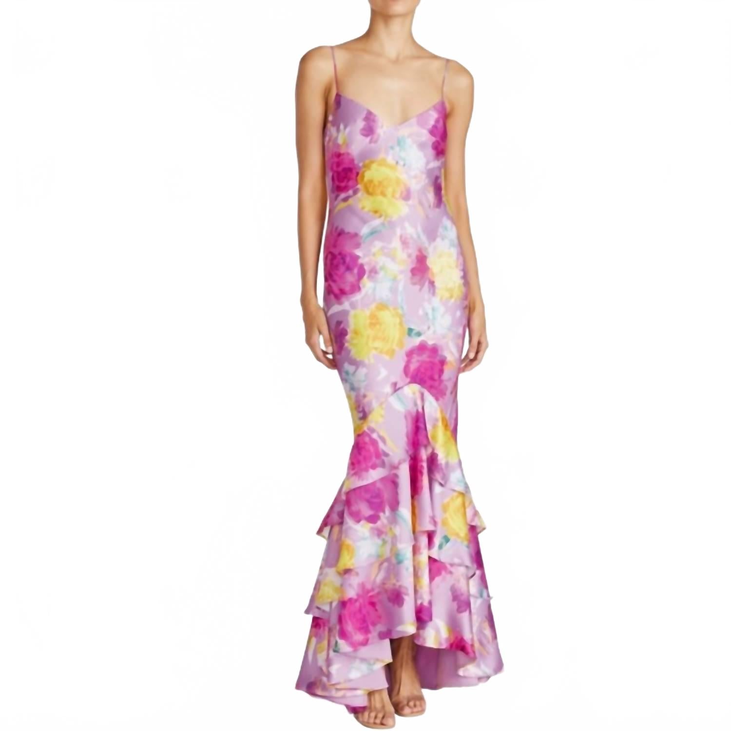 Женское длинное атласное платье Seraphine с цветущими пионами Ml Monique Lhuillier, Blooming Peonies
Женское длинное атласное платье Seraphine с цветущими пионами Ml Monique Lhuillier, Blooming Peonies