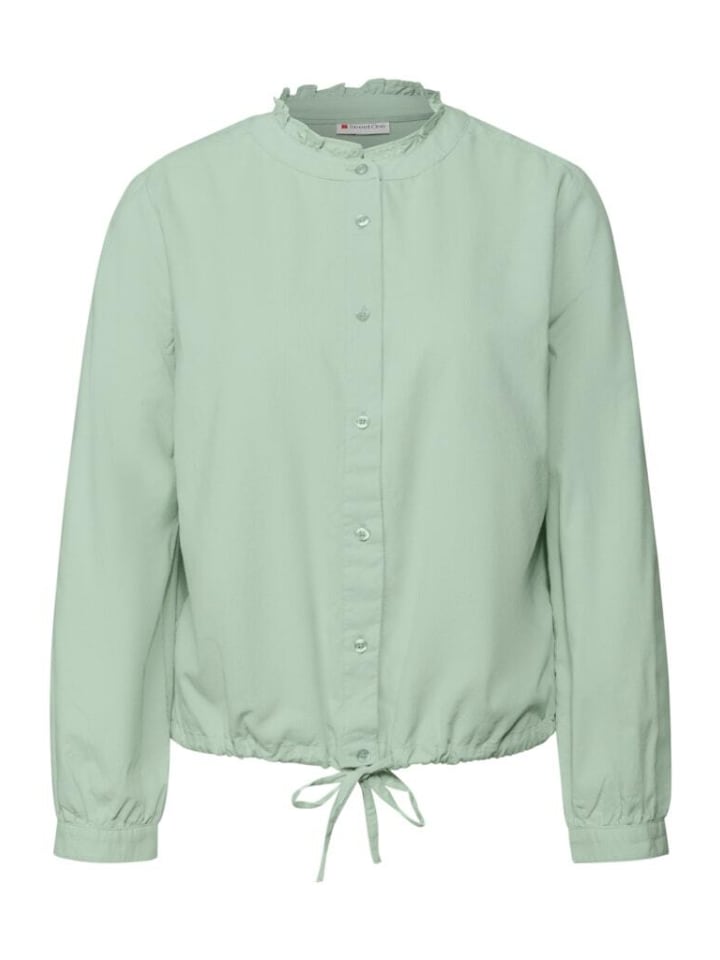 Блузка с длинными рукавами спокойного зеленого цвета Street One
Блузка с длинными рукавами спокойного зеленого цвета Street One