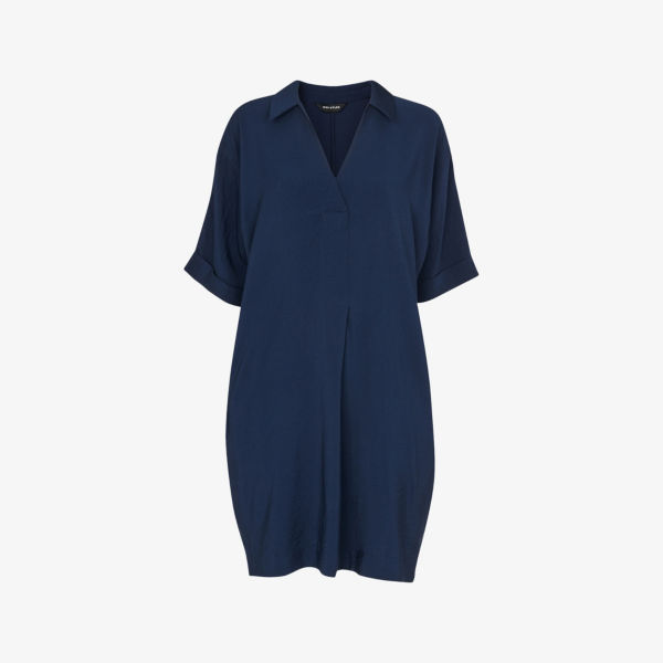 Платье мини Whistles Melanie с v-образным вырезом, синий
Платье мини Whistles Melanie с v-образным вырезом, синий