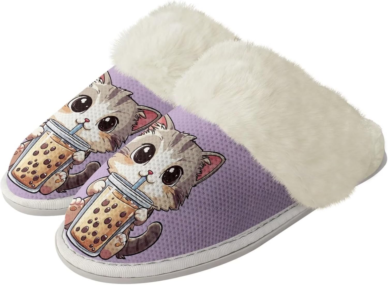 Женские домашние уютные тапочки без шнурков, мягкие пушистые домашние тапочки, унисекс, бесшумные, с нескользящей резиновой подошвой, для спа-процедур и ванны Watdotory, Cat Milk Tea
Женские домашние уютные тапочки без шнурков, мягкие пушистые домашние тапочки, унисекс, бесшумные, с нескользящей резиновой подошвой, для спа-процедур и ванны Watdotory, Cat Milk Tea