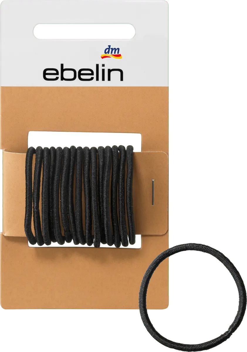 Резинки для волос тонкие черные 15 шт. ebelin
Резинки для волос тонкие черные 15 шт. ebelin