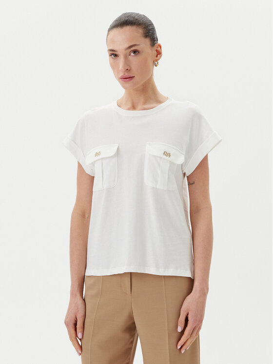 Футболка обычного кроя CFC0122690003 Rinascimento, экрю 
Футболка обычного кроя CFC0122690003 Rinascimento, экрю