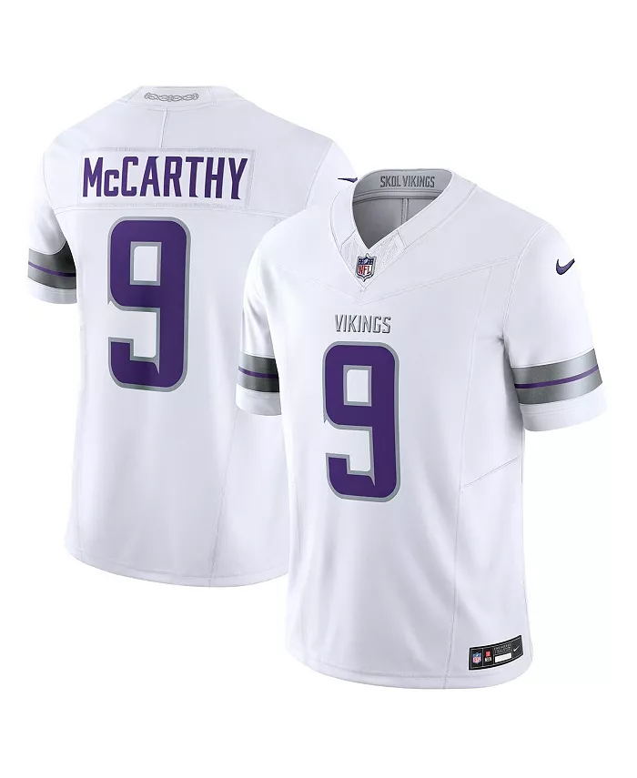 Мужская лимитированная джерси Minnesota Vikings Vapor F.U.S.E. белого цвета J.J. McCarthy Nike
Мужская лимитированная джерси Minnesota Vikings Vapor F.U.S.E. белого цвета J.J. McCarthy Nike