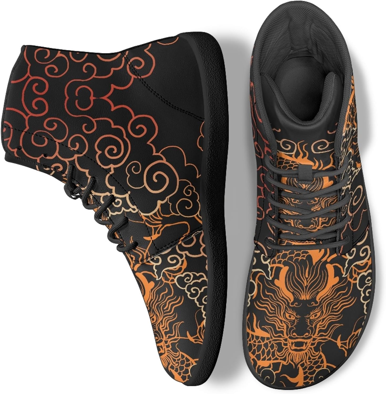 Кроссовки унисекс Бохо с принтом мандалы, босоножки с высоким верхом из PU-кожи для улицы Arleeorkee, Dragon
Кроссовки унисекс Бохо с принтом мандалы, босоножки с высоким верхом из PU-кожи для улицы Arleeorkee, Dragon