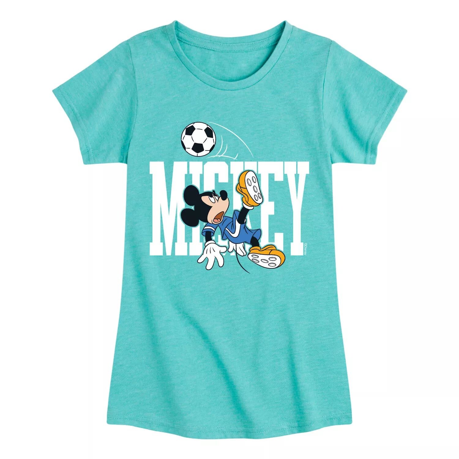 Футболка с изображением Микки Мауса для девочек 7–16 лет Disney's Soccer Licensed Character
Футболка с изображением Микки Мауса для девочек 7–16 лет Disney's Soccer Licensed Character