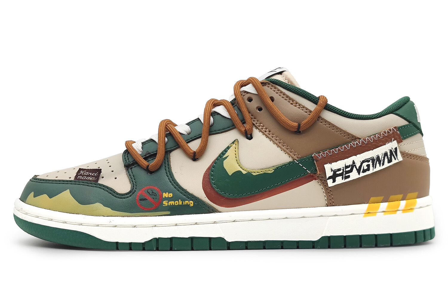 Кроссовки Nike Dunk Skateboarding Shoes Unisex Low-top Brown, зеленый/коричневый/бежевый
Кроссовки Nike Dunk Skateboarding Shoes Unisex Low-top Brown, зеленый/коричневый/бежевый