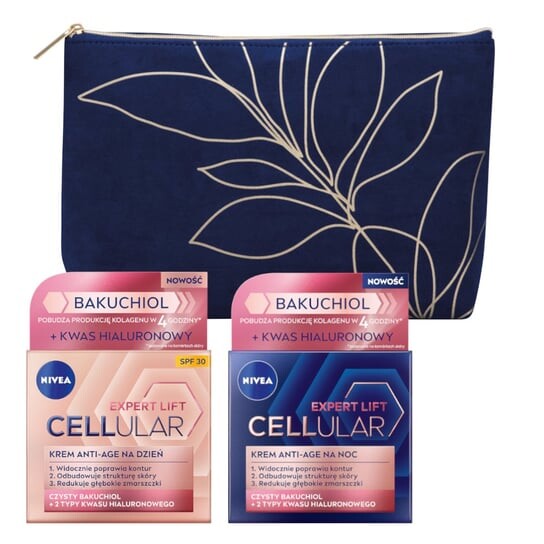 Антивозрастной крем Cellular Expert Lift Spf 30, набор косметики, 2 шт. Nivea 
Антивозрастной крем Cellular Expert Lift Spf 30, набор косметики, 2 шт. Nivea