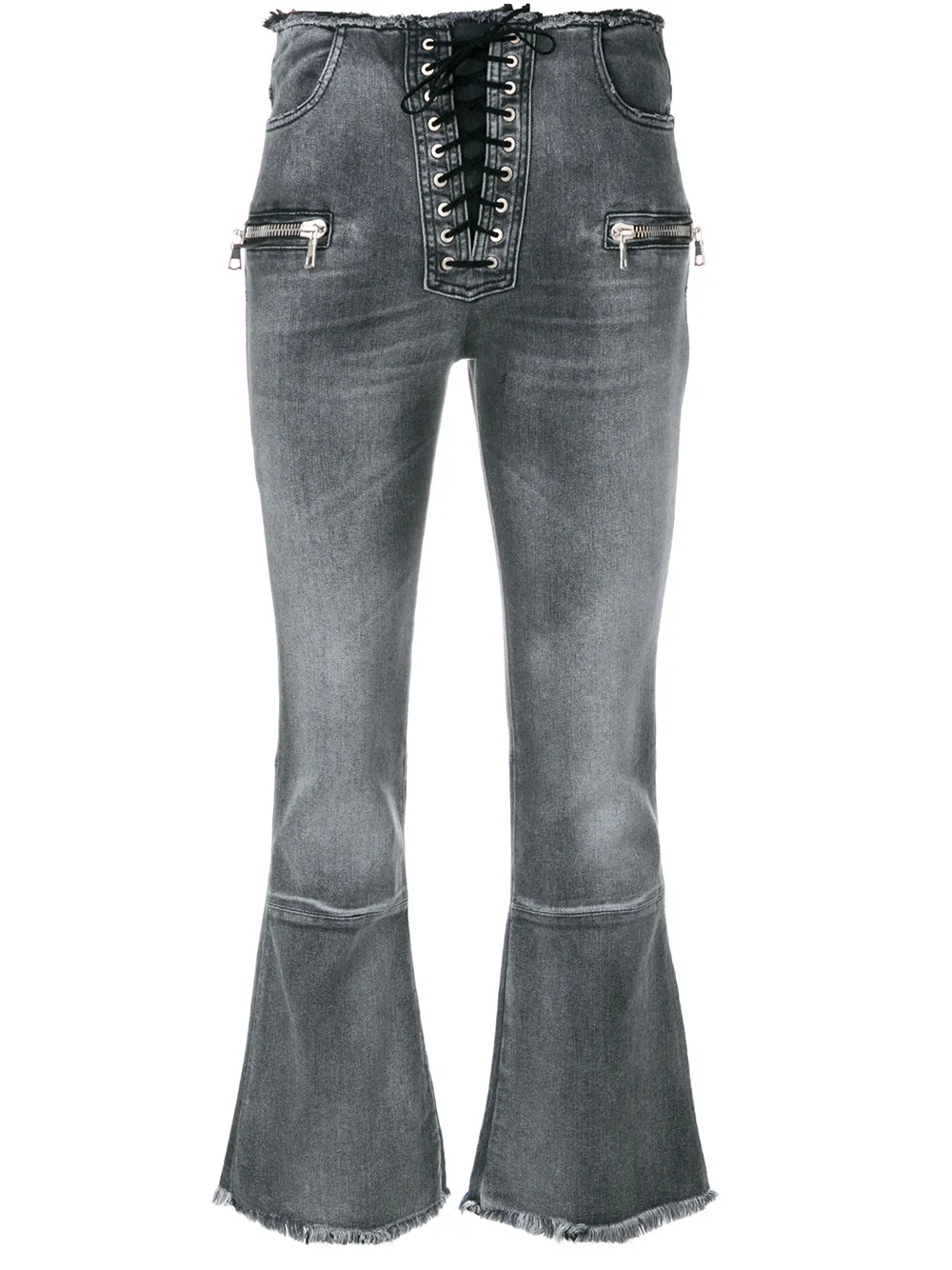 Укороченные джинсы со шнуровкой UNRAVEL PROJECT, серый
Укороченные джинсы со шнуровкой UNRAVEL PROJECT, серый