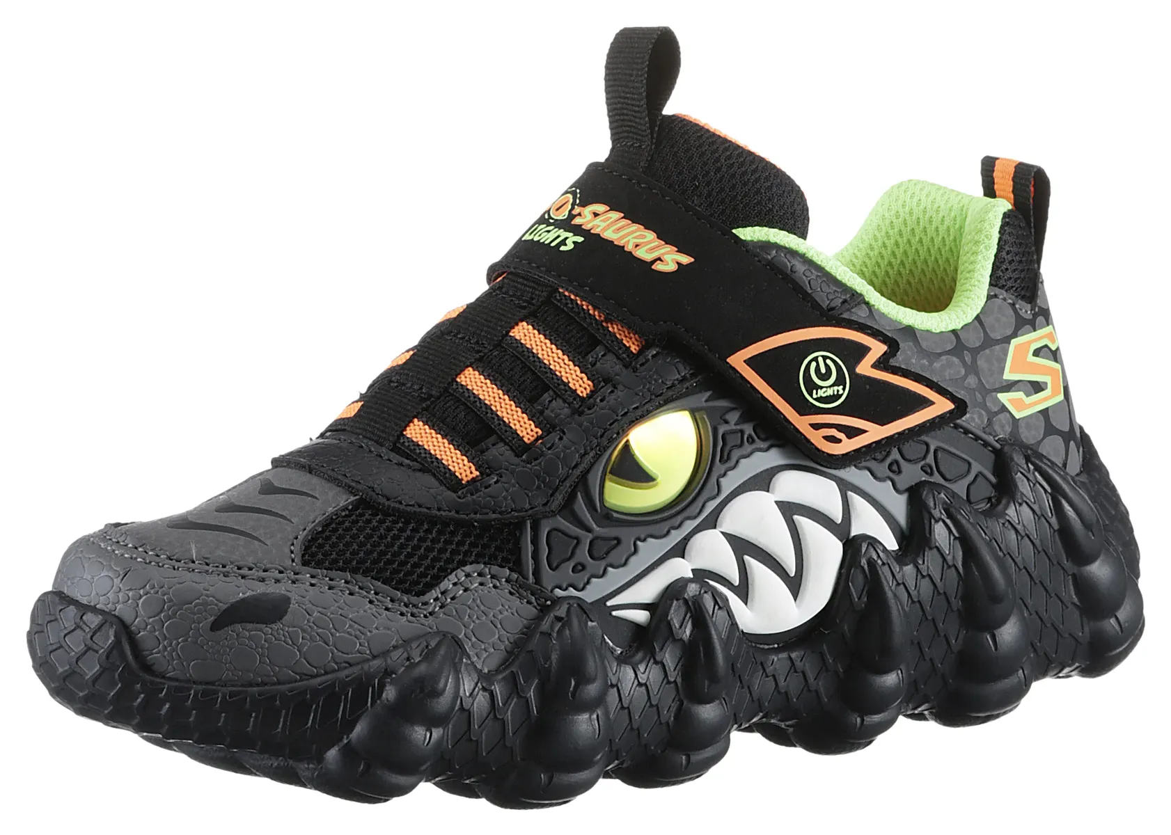Детские кроссовки Skechers "SKECH-O-SAURUS LIGHTS", блестящие кроссовки, трекинговые кроссовки, кроссовки для детского сада с характерной подошвой Skechers Kids, цвет Schwarz-Limette-Neon Dino
Детские кроссовки Skechers "SKECH-O-SAURUS LIGHTS", блестящие кроссовки, трекинговые кроссовки, кроссовки для детского сада с характерной подошвой Skechers Kids, цвет Schwarz-Limette-Neon Dino