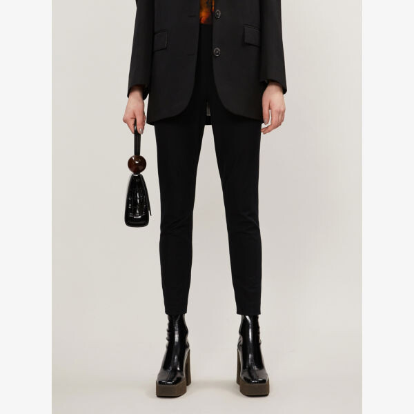 Зауженные брюки средней посадки из эластичного твила Whistles, черный
Зауженные брюки средней посадки из эластичного твила Whistles, черный