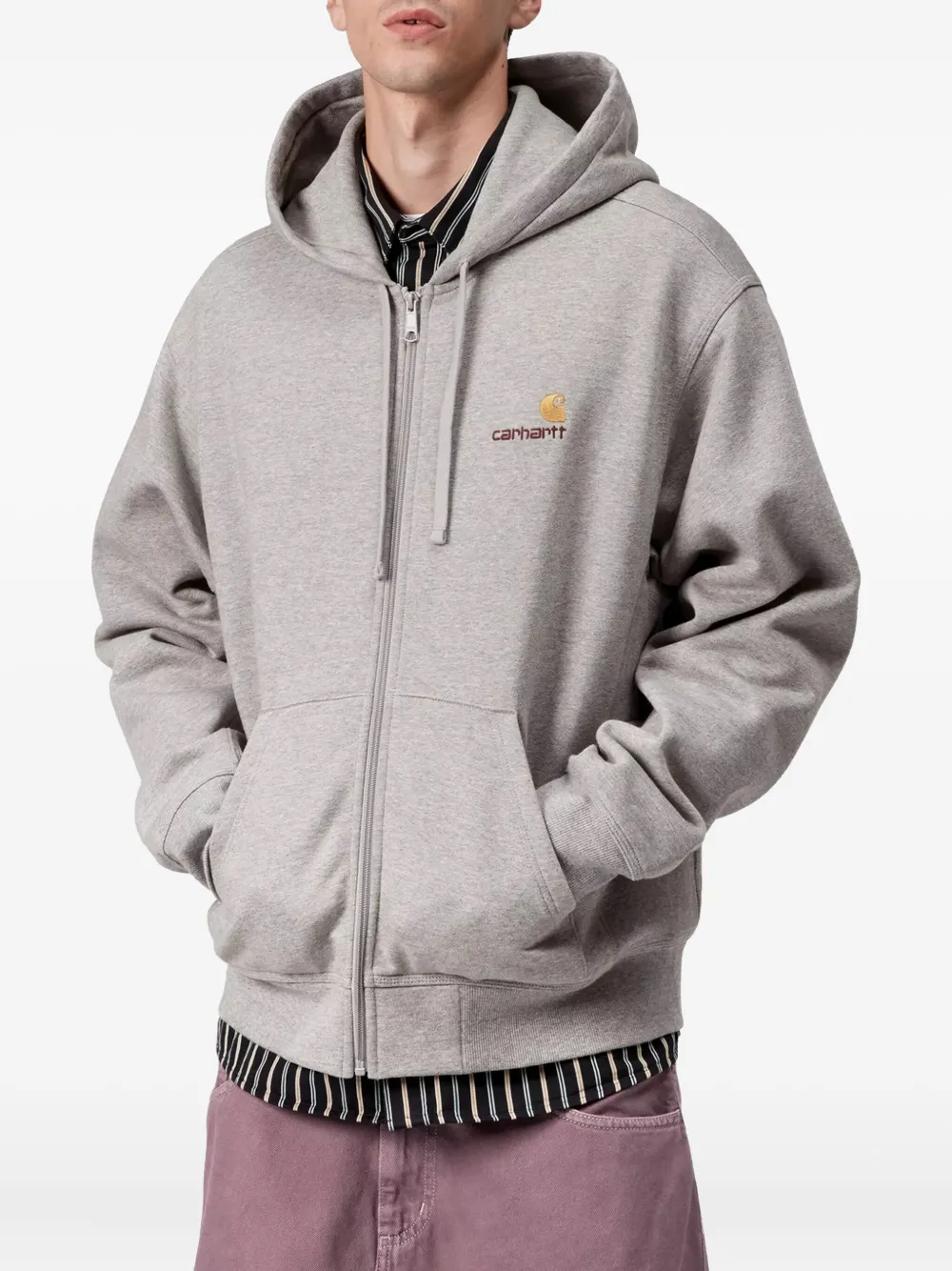 Толстовка на молнии с логотипом Carhartt Wip, серый
Толстовка на молнии с логотипом Carhartt Wip, серый