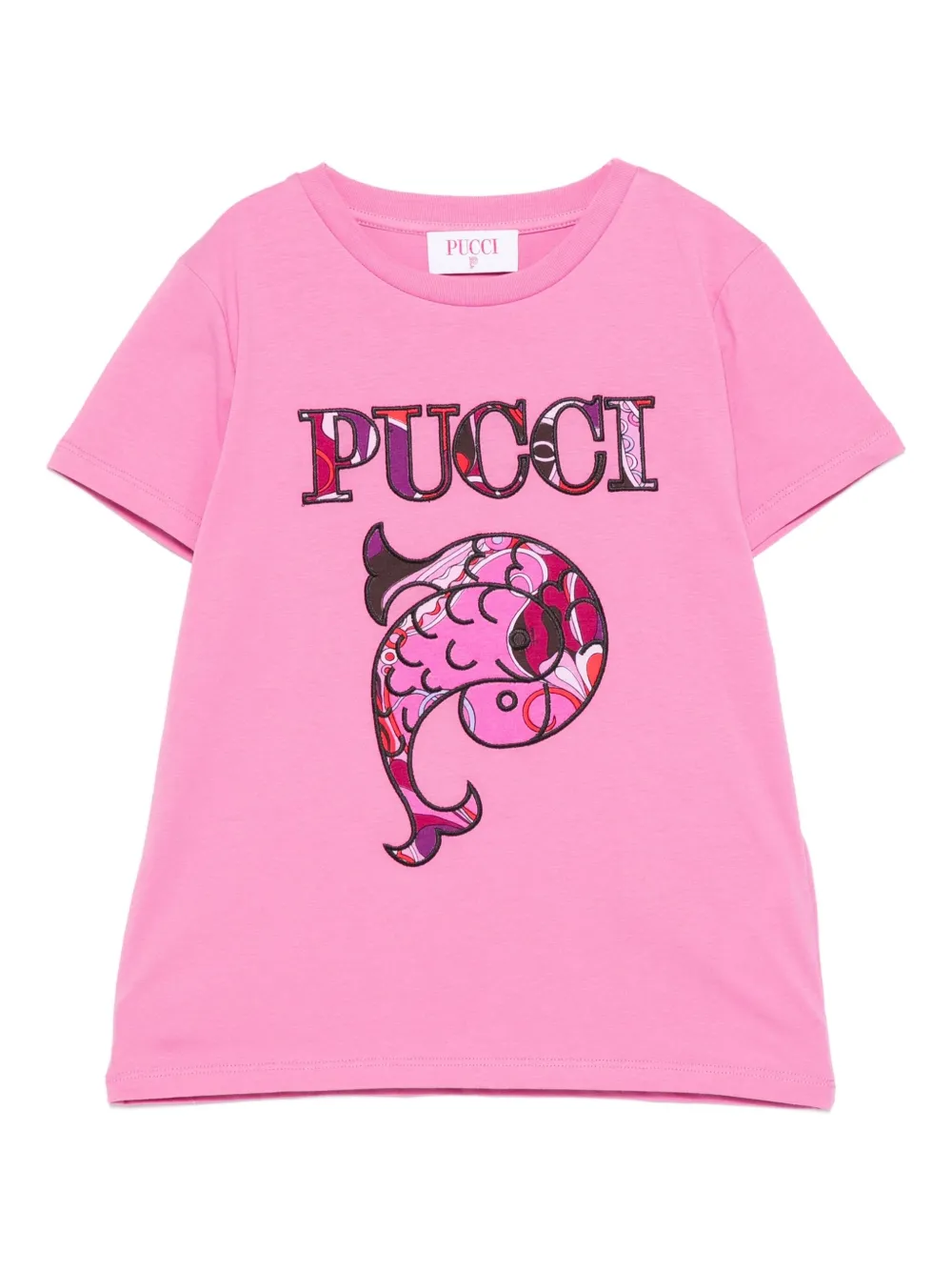 Футболка с логотипом Pucci Junior, розовый
Футболка с логотипом Pucci Junior, розовый