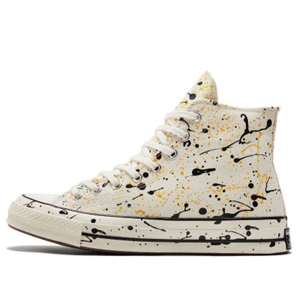 Кроссовки chuck 70 high 'archive paint splatter - egret' Converse, черный
Кроссовки chuck 70 high 'archive paint splatter - egret' Converse, черный