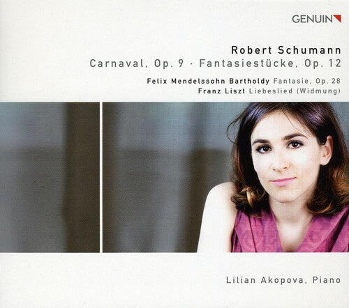 CD диск Akopova, Lilian / Schumann / Mendelssohn / Liszt: Piano Works: Carnaval / Fantasiestucke / Fantasie
CD диск Akopova, Lilian / Schumann / Mendelssohn / Liszt: Piano Works: Carnaval / Fantasiestucke / Fantasie