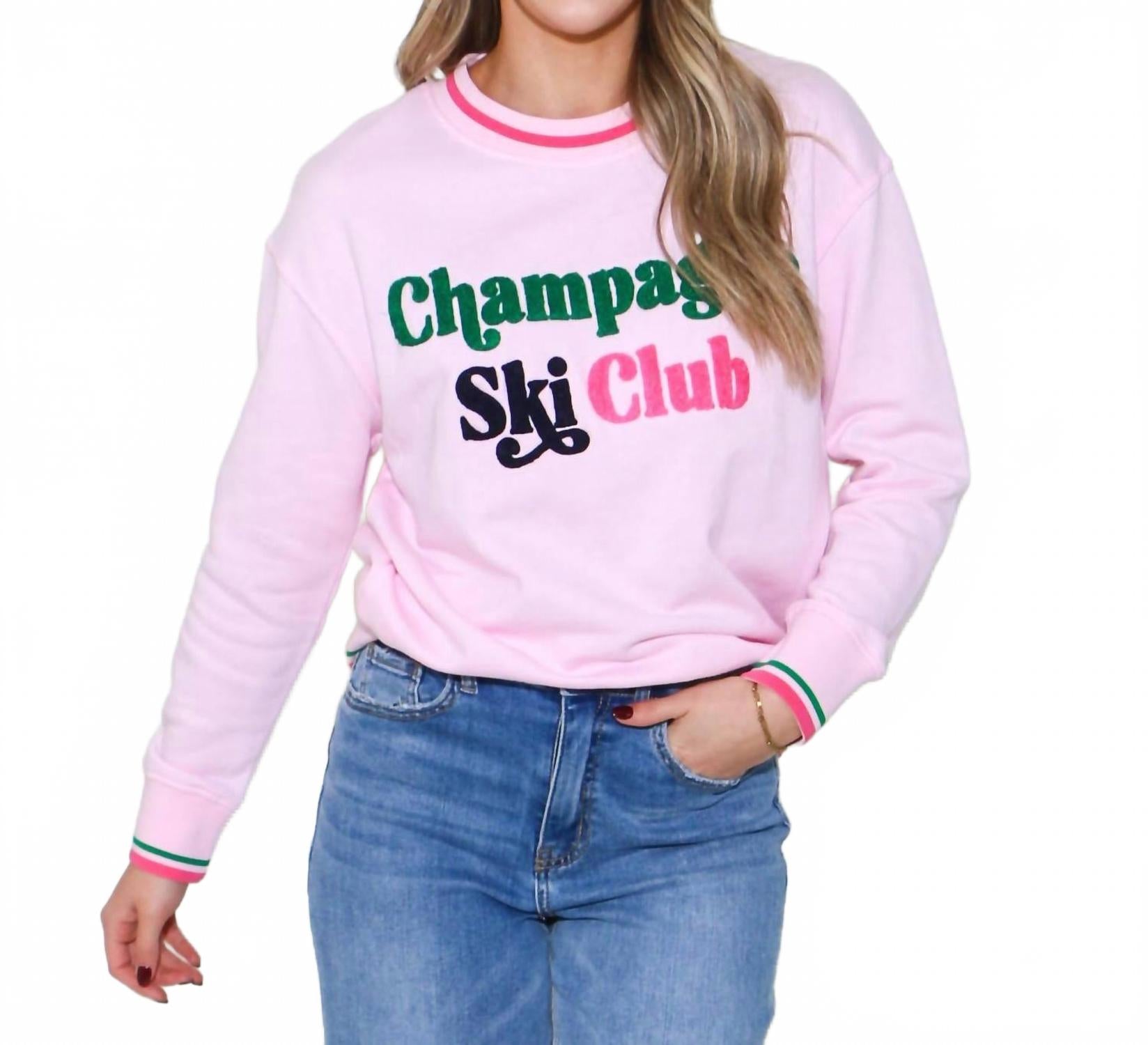 Розовый свитер Champagne Ski Club Shiraleah
Розовый свитер Champagne Ski Club Shiraleah