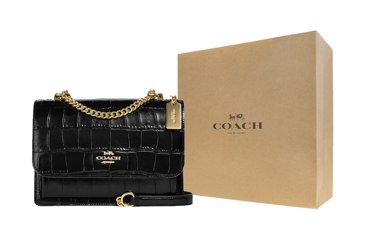 COACH Кожаная сумка через плечо среднего размера с крокодиловым принтом
COACH Кожаная сумка через плечо среднего размера с крокодиловым принтом