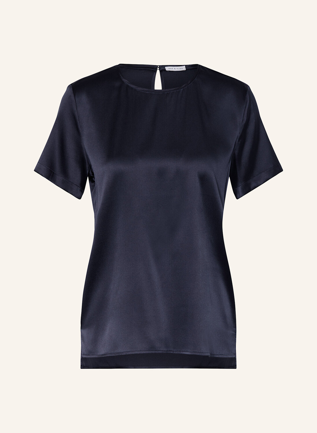 Шелковая блузка-рубашка MRS & HUGS, темно-синий
Шелковая блузка-рубашка MRS & HUGS, темно-синий