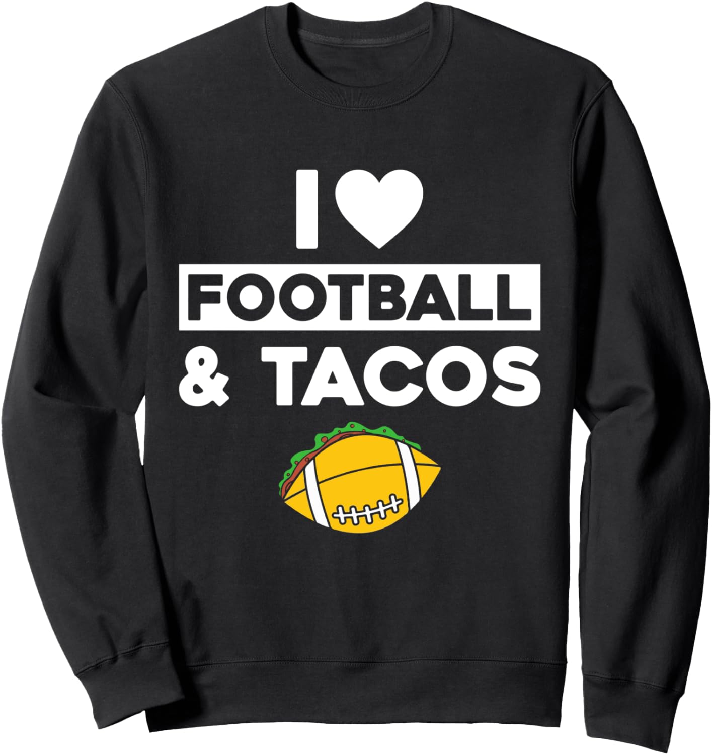 Футболка с надписью «Американский футболист - Я люблю футбол и тако» American Football Player & American Football Lover, черный
Футболка с надписью «Американский футболист - Я люблю футбол и тако» American Football Player & American Football Lover, черный