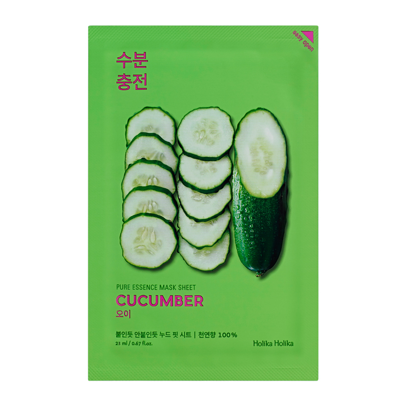 Тканевая маска с экстрактом огурца pure essence mask sheet - cucumber Holika Holika, количество 1 шт.
Тканевая маска с экстрактом огурца pure essence mask sheet - cucumber Holika Holika, количество 1 шт.