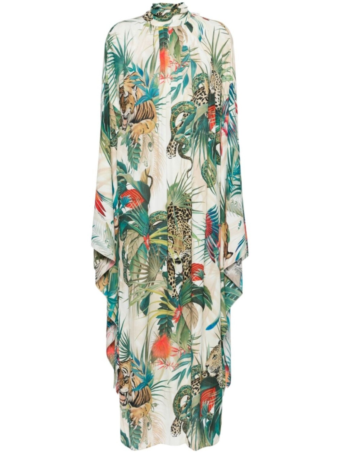 Креповое платье макси с принтом Jungle Roberto Cavalli, бежевый
Креповое платье макси с принтом Jungle Roberto Cavalli, бежевый