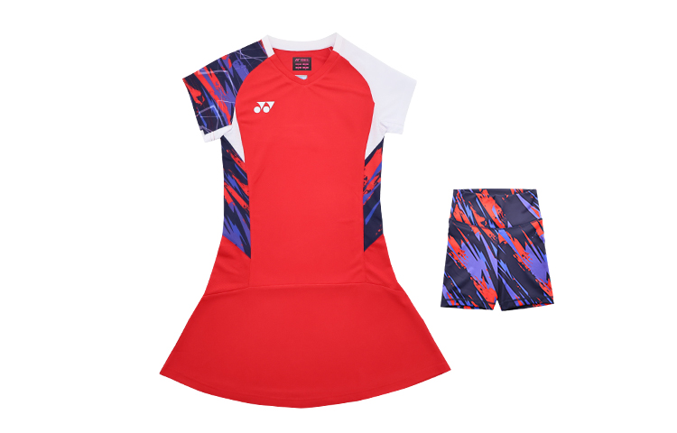 Женский комплект из юбки и топа YONEX, красный
Женский комплект из юбки и топа YONEX, красный