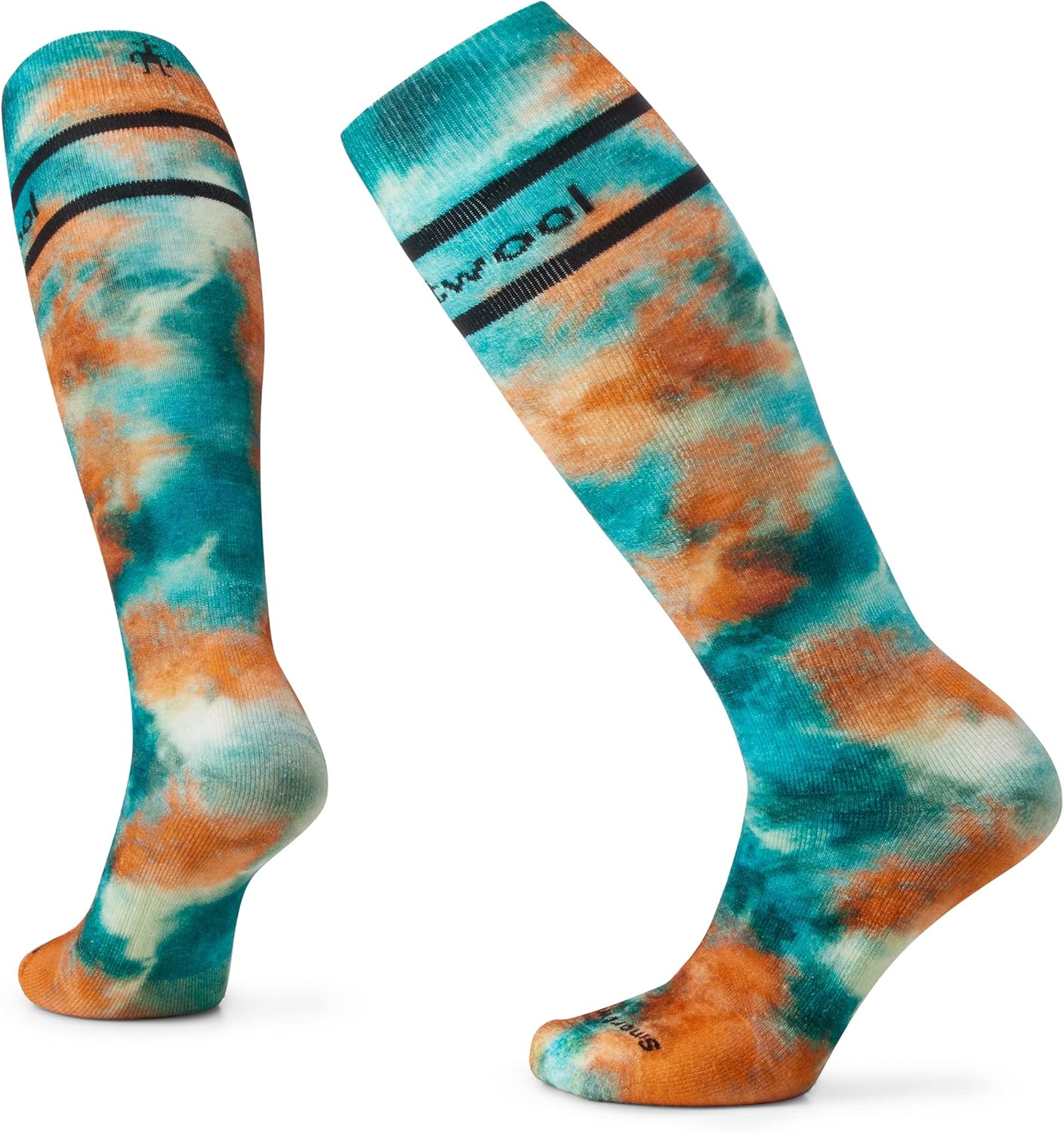 Женские лыжные носки Smartwool с принтом тай-дай на всю длину голени, Cascade Green
Женские лыжные носки Smartwool с принтом тай-дай на всю длину голени, Cascade Green