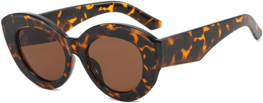 Солнцезащитные очки с защитой от УФ-излучения UV400 | Овальная оправа "кошачий глаз" | Линзы конфетных цветов для занятий спортом на открытом воздухе и вождения DSVIGF, Leopard Brown
Солнцезащитные очки с защитой от УФ-излучения UV400 | Овальная оправа "кошачий глаз" | Линзы конфетных цветов для занятий спортом на открытом воздухе и вождения DSVIGF, Leopard Brown