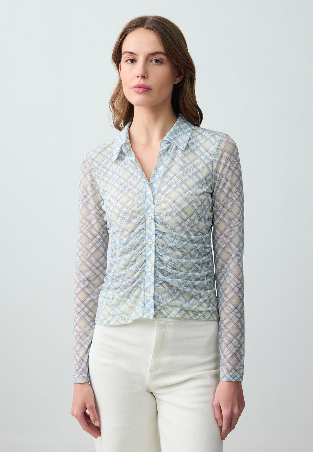 Блузка на пуговицах Jimmy Key, бежевый
Блузка на пуговицах Jimmy Key, бежевый