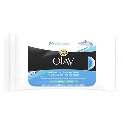 Очищающие салфетки для чувствительной кожи лица Olay
Очищающие салфетки для чувствительной кожи лица Olay