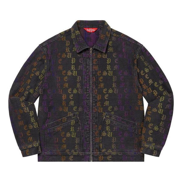 Куртка gradient jacquard denim work jacket 'black purple yellow' Supreme, черный
Куртка gradient jacquard denim work jacket 'black purple yellow' Supreme, черный