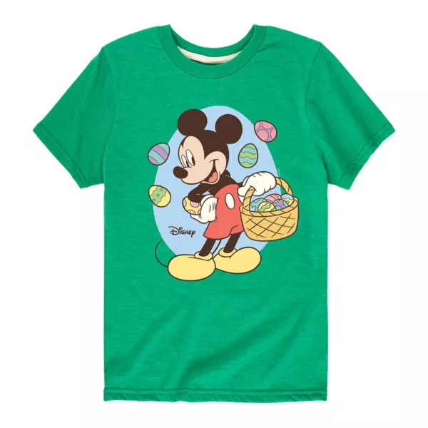 Футболка с рисунком пасхальной корзинки Микки Мауса для мальчиков 8-20 лет Disney, зеленый
Футболка с рисунком пасхальной корзинки Микки Мауса для мальчиков 8-20 лет Disney, зеленый