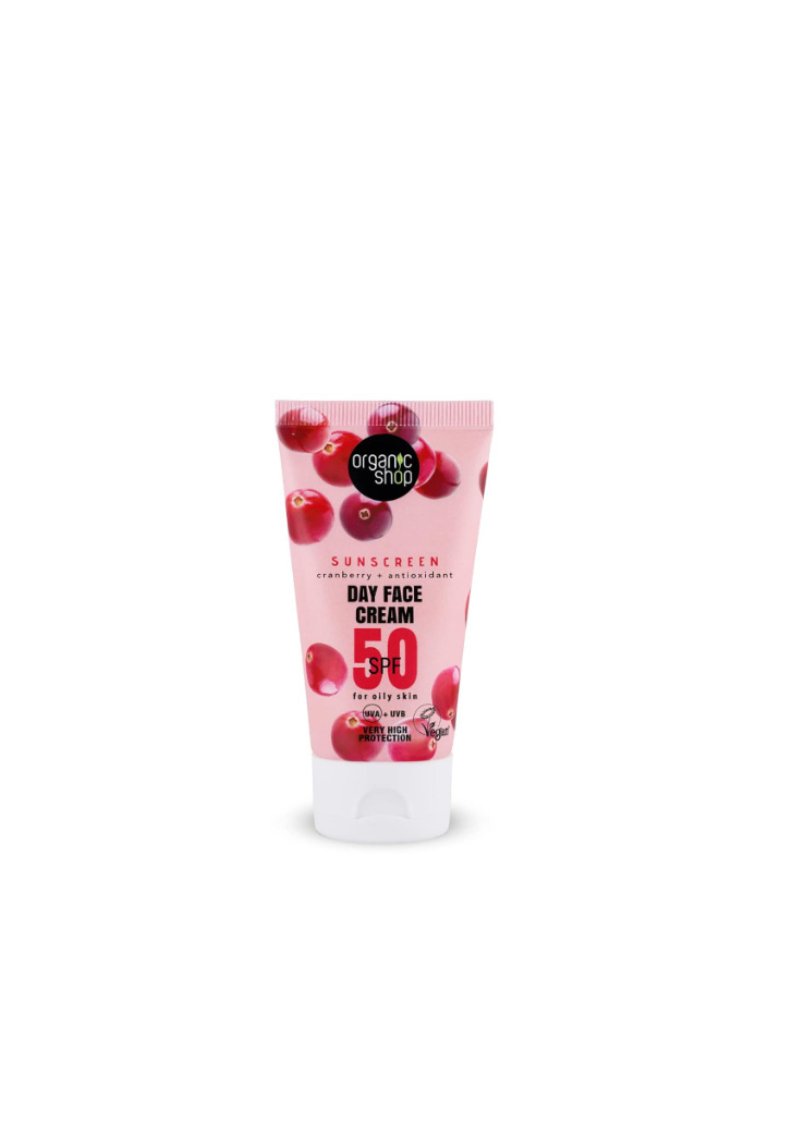 Organic Shop, Солнцезащитный крем SPF 50 для жирной кожи с клюквой, 50 мл
Organic Shop, Солнцезащитный крем SPF 50 для жирной кожи с клюквой, 50 мл