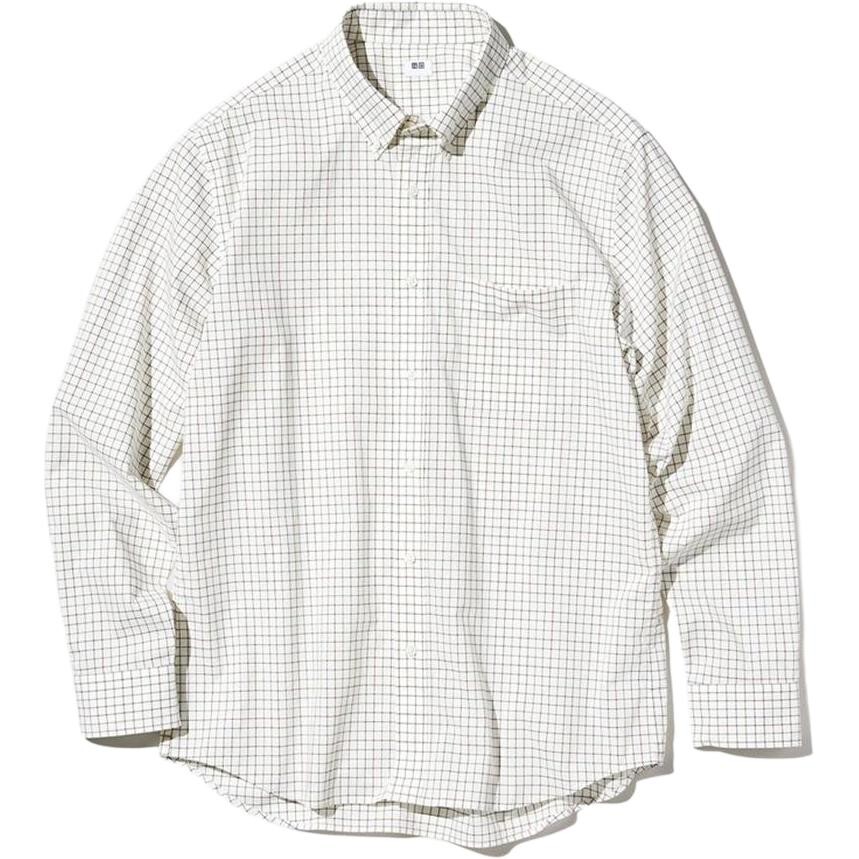 Рубашка мужская молочно-белая Uniqlo, слоновая кость
Рубашка мужская молочно-белая Uniqlo, слоновая кость