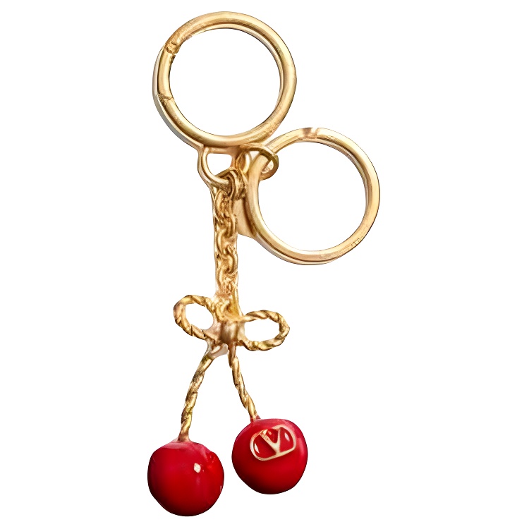 Valentino Металлический аксессуар для сумки женский красный и золотой, Red & Gold 
Valentino Металлический аксессуар для сумки женский красный и золотой, Red & Gold