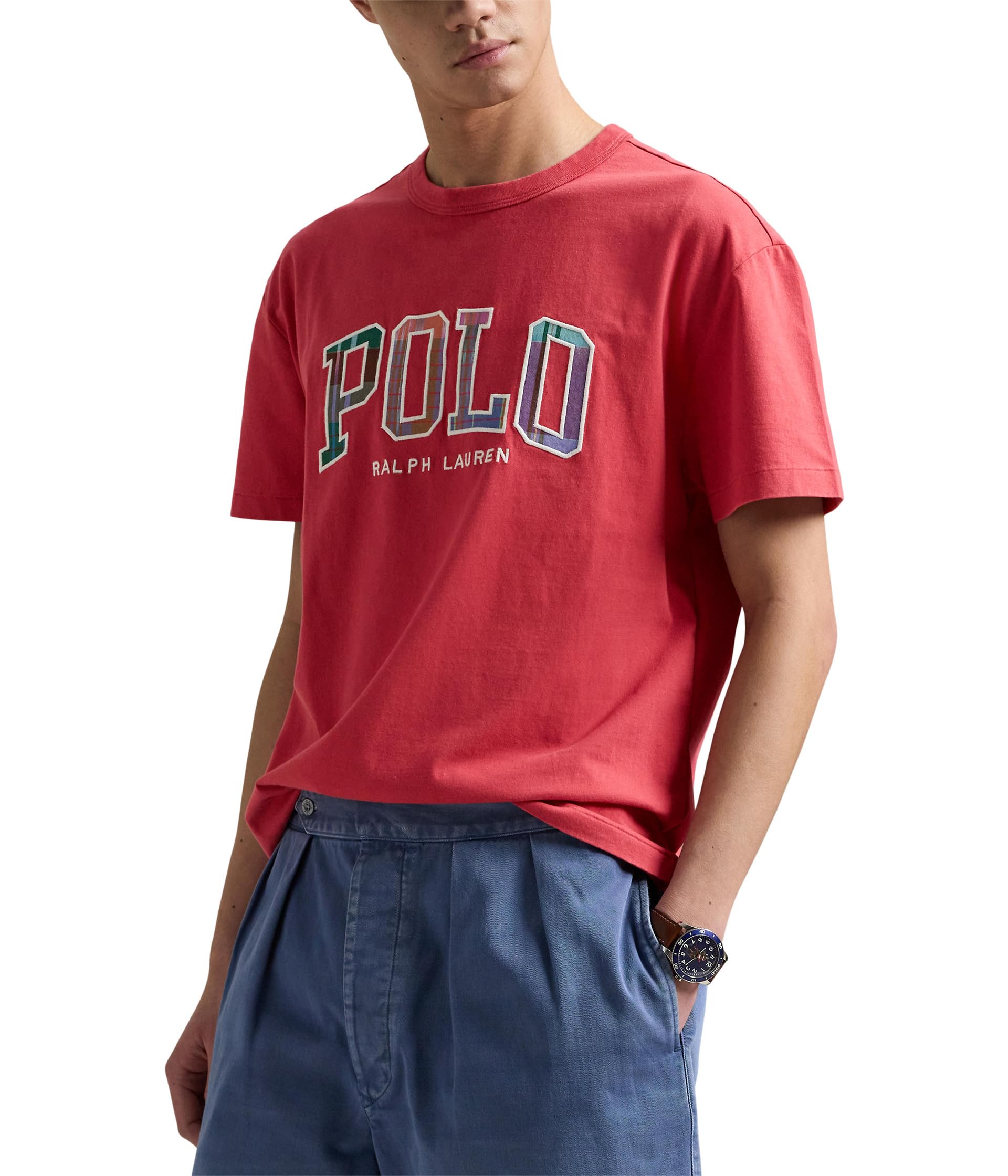 Футболка Polo Ralph Lauren Classic Fit Madras-Logo Jersey T-Shirt, Starboard Red
Футболка Polo Ralph Lauren Classic Fit Madras-Logo Jersey T-Shirt, Starboard Red