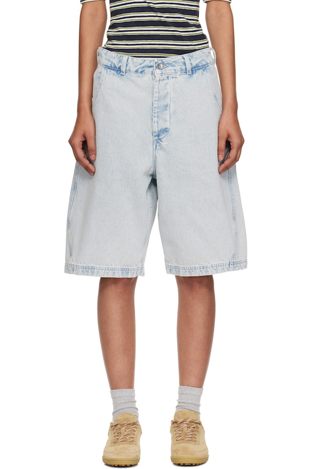 Джинсовые шорты с эффектом скручивания Ymc, индиго
Джинсовые шорты с эффектом скручивания Ymc, индиго