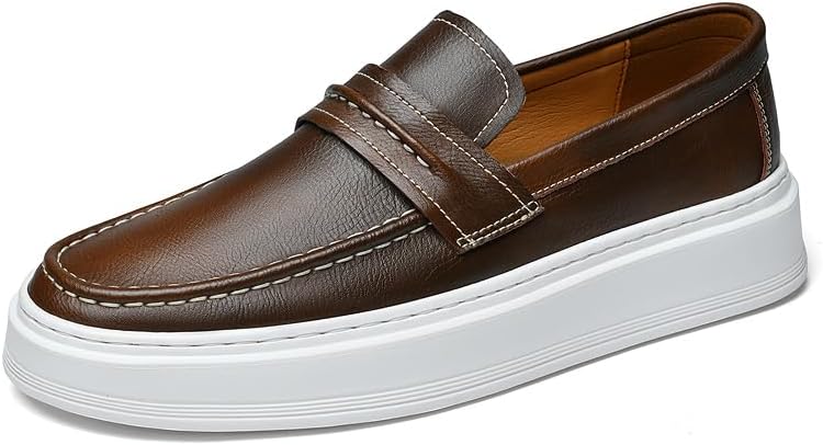 Мужские лоферы MWX, повседневные слипоны, мягкие деловые лоферы для мужчин, легкие обувь и прогулок на лодке, коричневый
Мужские лоферы MWX, повседневные слипоны, мягкие деловые лоферы для мужчин, легкие обувь и прогулок на лодке, коричневый
