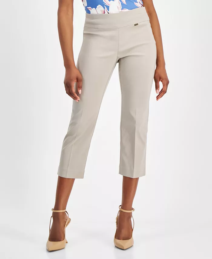 Укороченные брюки прямого кроя с завышенной талией Petite Mid-Rise Straight-Leg Capri Pants I.N.C. International Concepts, коричневый/бежевый
Укороченные брюки прямого кроя с завышенной талией Petite Mid-Rise Straight-Leg Capri Pants I.N.C. International Concepts, коричневый/бежевый