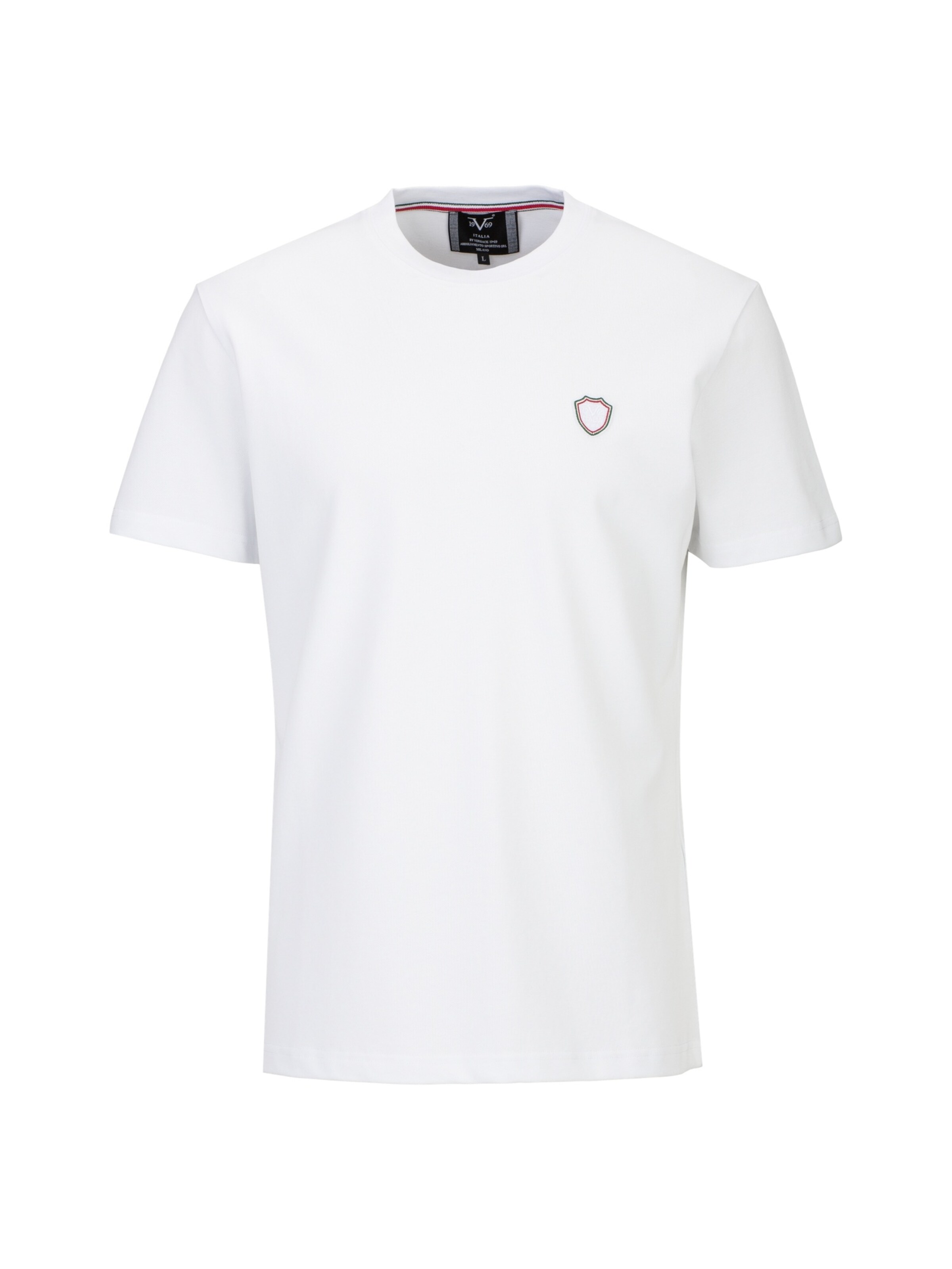 19V69 ITALIA Футболка 'Rafael Flag' в белом цвете
19V69 ITALIA Футболка 'Rafael Flag' в белом цвете