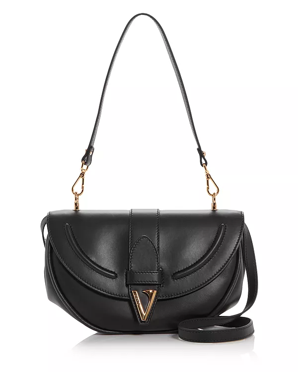Средняя кожаная сумка через плечо Virtus Versace, черный
Средняя кожаная сумка через плечо Virtus Versace, черный