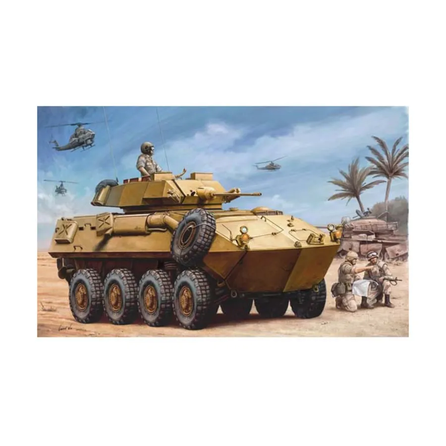 Легкий бронеавтомобиль USMC LAV-25 Piranha, Military Models (1:35) (Trumpeter Models)
Легкий бронеавтомобиль USMC LAV-25 Piranha, Military Models (1:35) (Trumpeter Models)