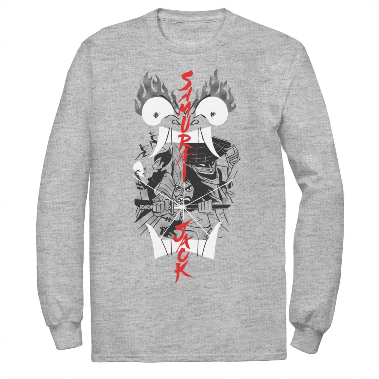 Мужская футболка с длинными рукавами и иллюстрацией «Самурай Джек Аку» Cartoon Network Licensed Character 
Мужская футболка с длинными рукавами и иллюстрацией «Самурай Джек Аку» Cartoon Network Licensed Character