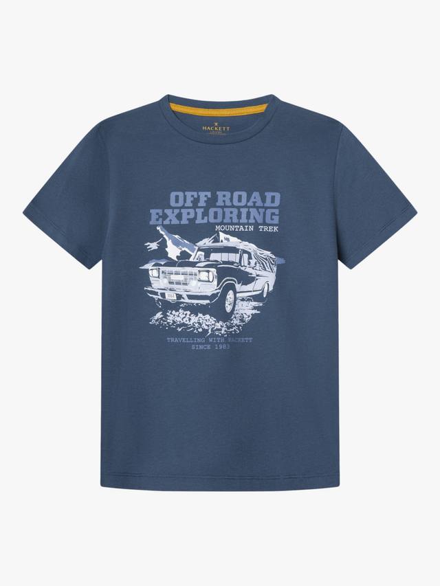 Детская хлопковая футболка с принтом автомобиля Hackett London, Dark Denim Blue
Детская хлопковая футболка с принтом автомобиля Hackett London, Dark Denim Blue