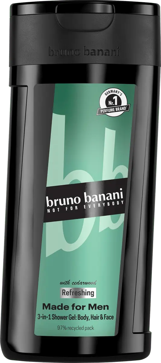 Гель для душа Made for Men 3в1 250мл Bruno Banani
Гель для душа Made for Men 3в1 250мл Bruno Banani