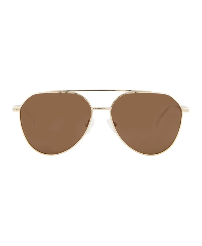 Золотистые солнцезащитные очки-авиаторы с коричневыми линзами Alexander Mcqueen, желтый
Золотистые солнцезащитные очки-авиаторы с коричневыми линзами Alexander Mcqueen, желтый